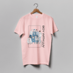 BTS Boy With LUV T-Shirt (Light Pink)