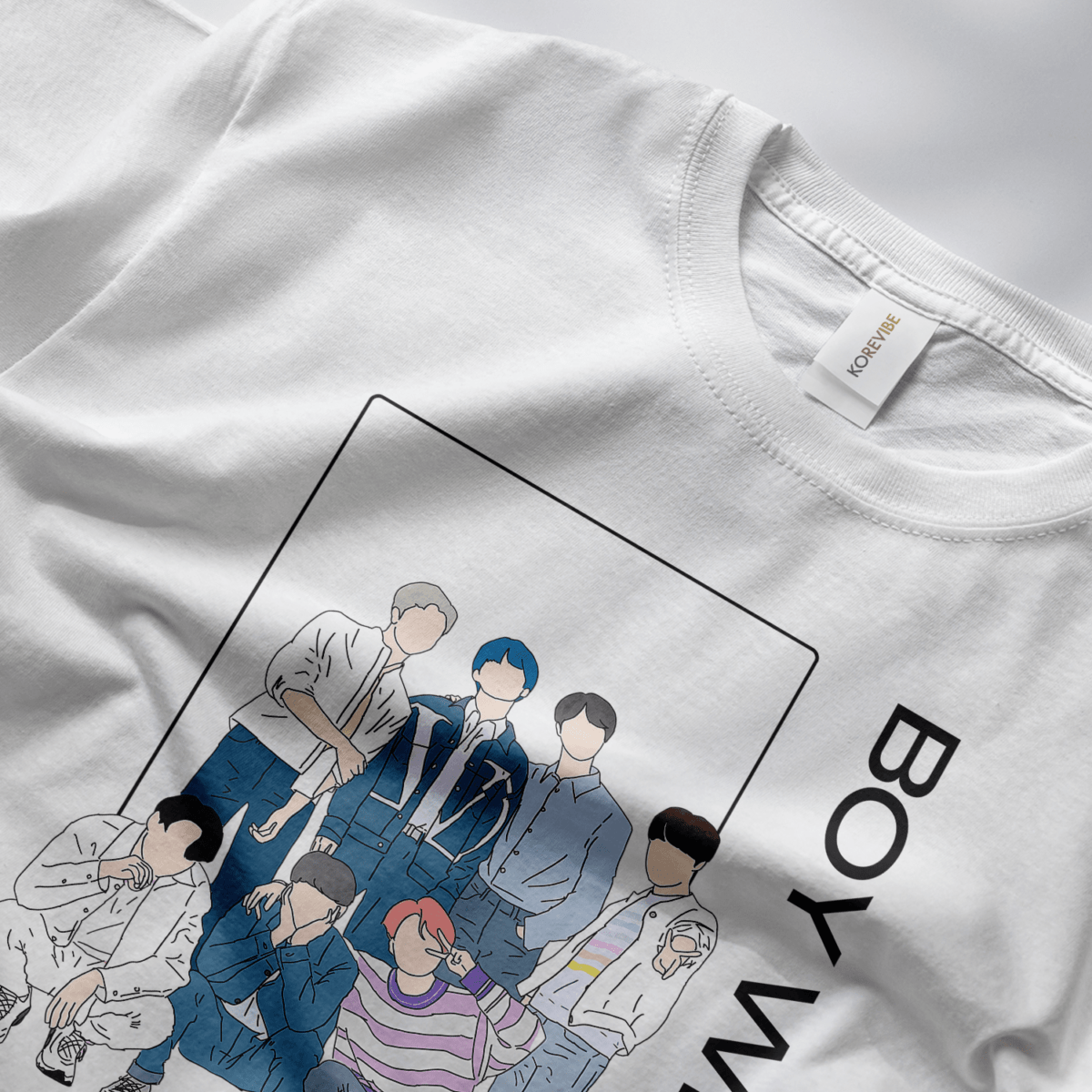 BTS Boy With LUV T-Shirt (White)
