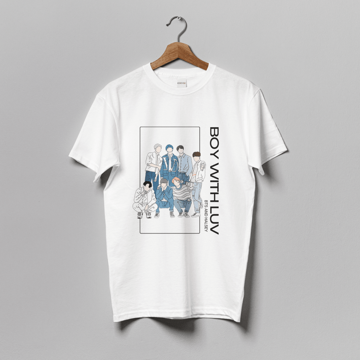 BTS Boy With LUV T-Shirt (White)