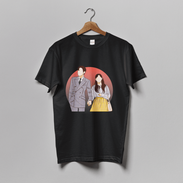 Business Proposal Kdrama - Shin Ha Ri & Kang Tae Moo T-Shirt (Black)