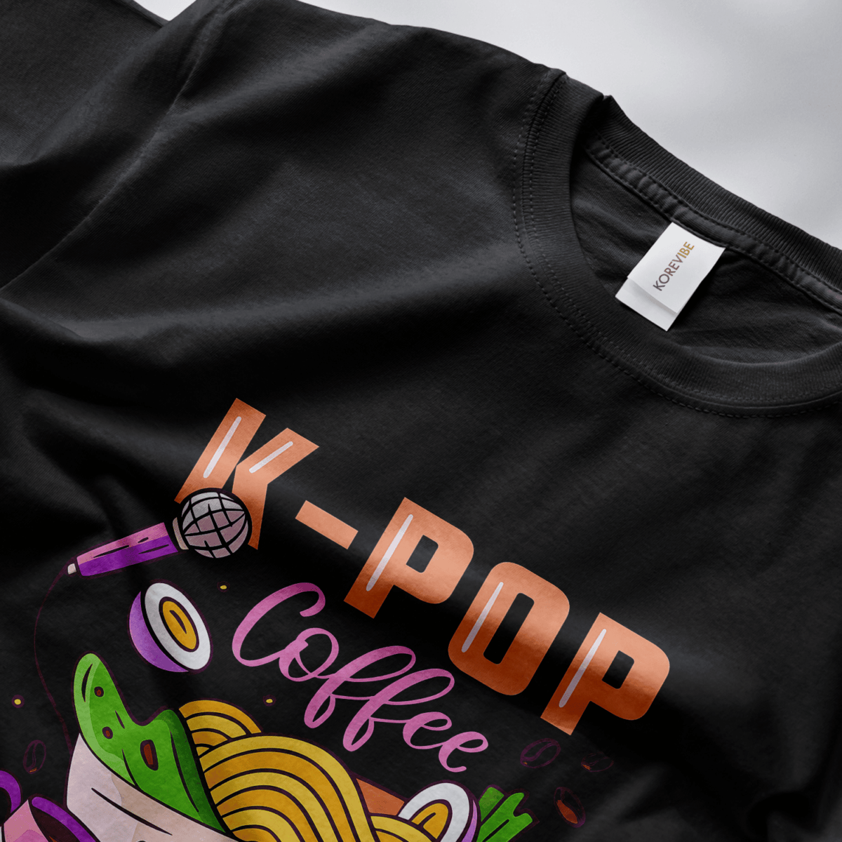 K pop coffee ramen video games T Shirt