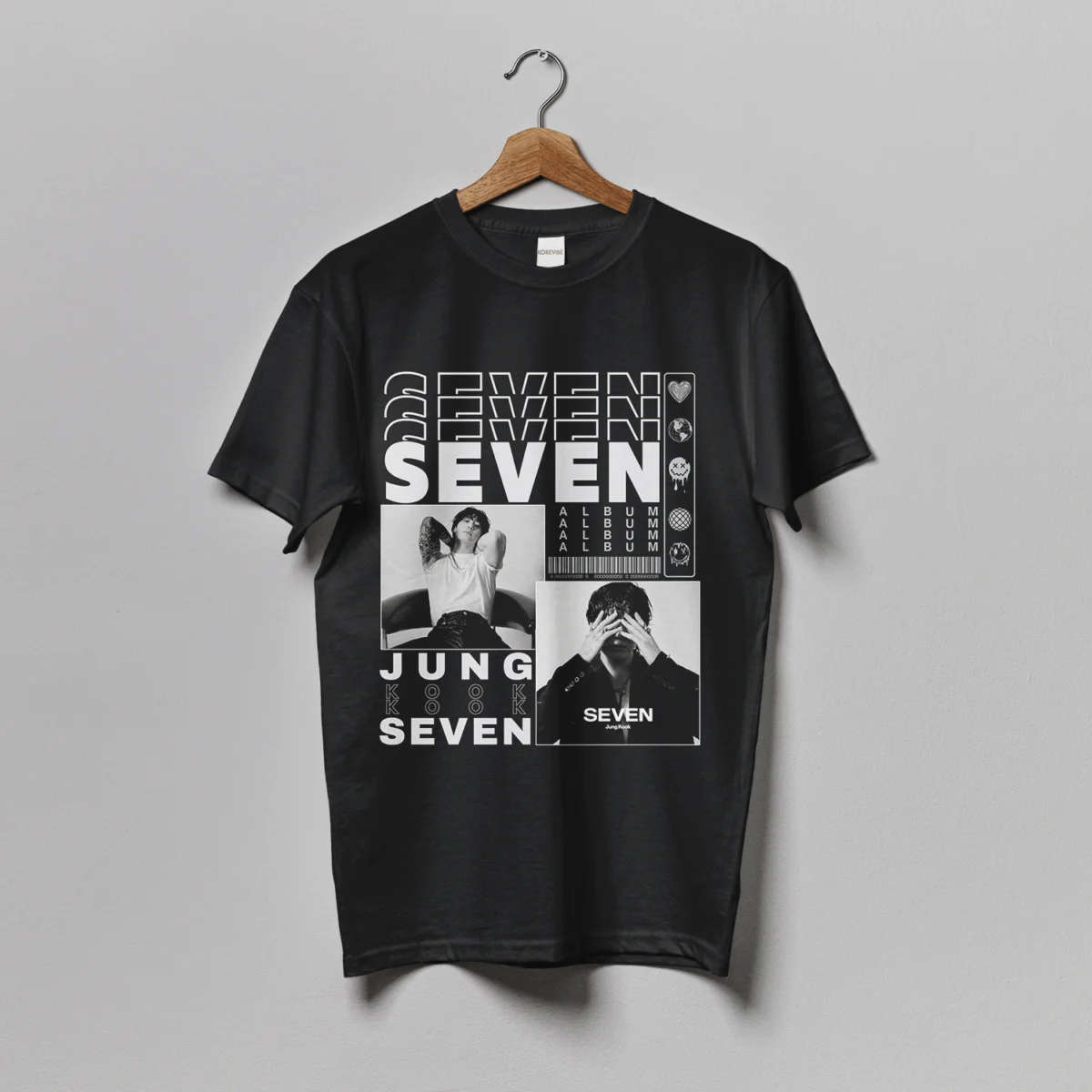 BTS JUNGKOOK DIGITAL SINGLE SEVEN SHIRT - A-KPOP