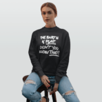 Suga 'earth is flat didn't you know that' Unisex Sweatshirt
