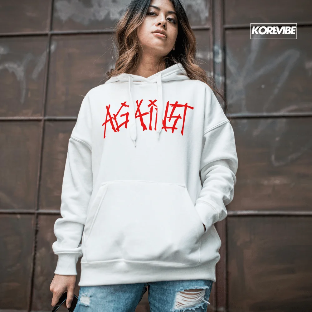 BTS - Taehyung 'V' Against Hoodie