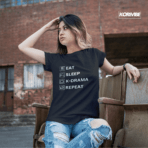 Eat Sleep K-drama Repeat Unisex T-shirt
