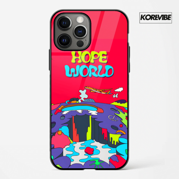 Hope World iPhone Glass Case