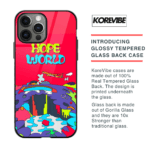 Hope World iPhone Glass Case