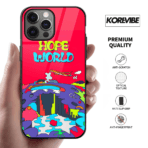 Hope World iPhone Glass Case