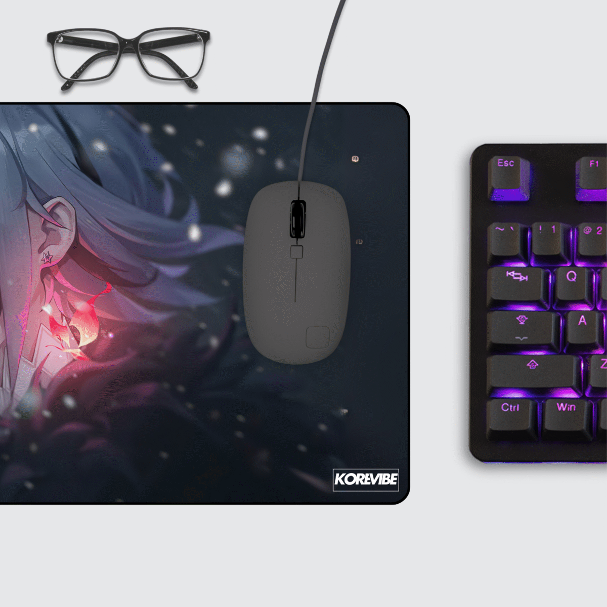 Arlecchino Genshin Impact Gaming Mouse Pad Gaming Mouse Pad on Desktop