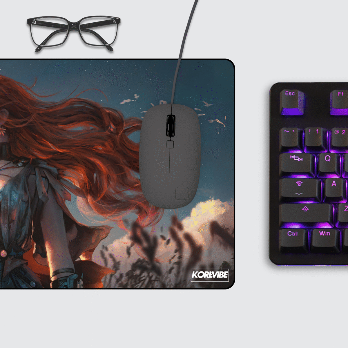 Augusta WUWA Gaming Mouse Pad Gaming Mouse Pad on Desktop