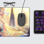 Cartethyia WUWA Gaming Mouse Pad Gaming Mouse Pad on Desktop