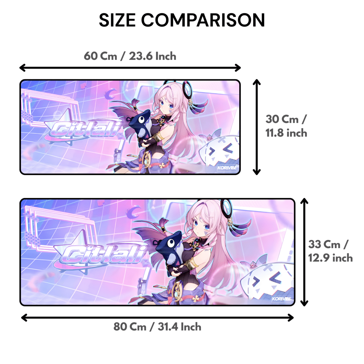 Genshin Impact Citlali Mouse Pad SIZE