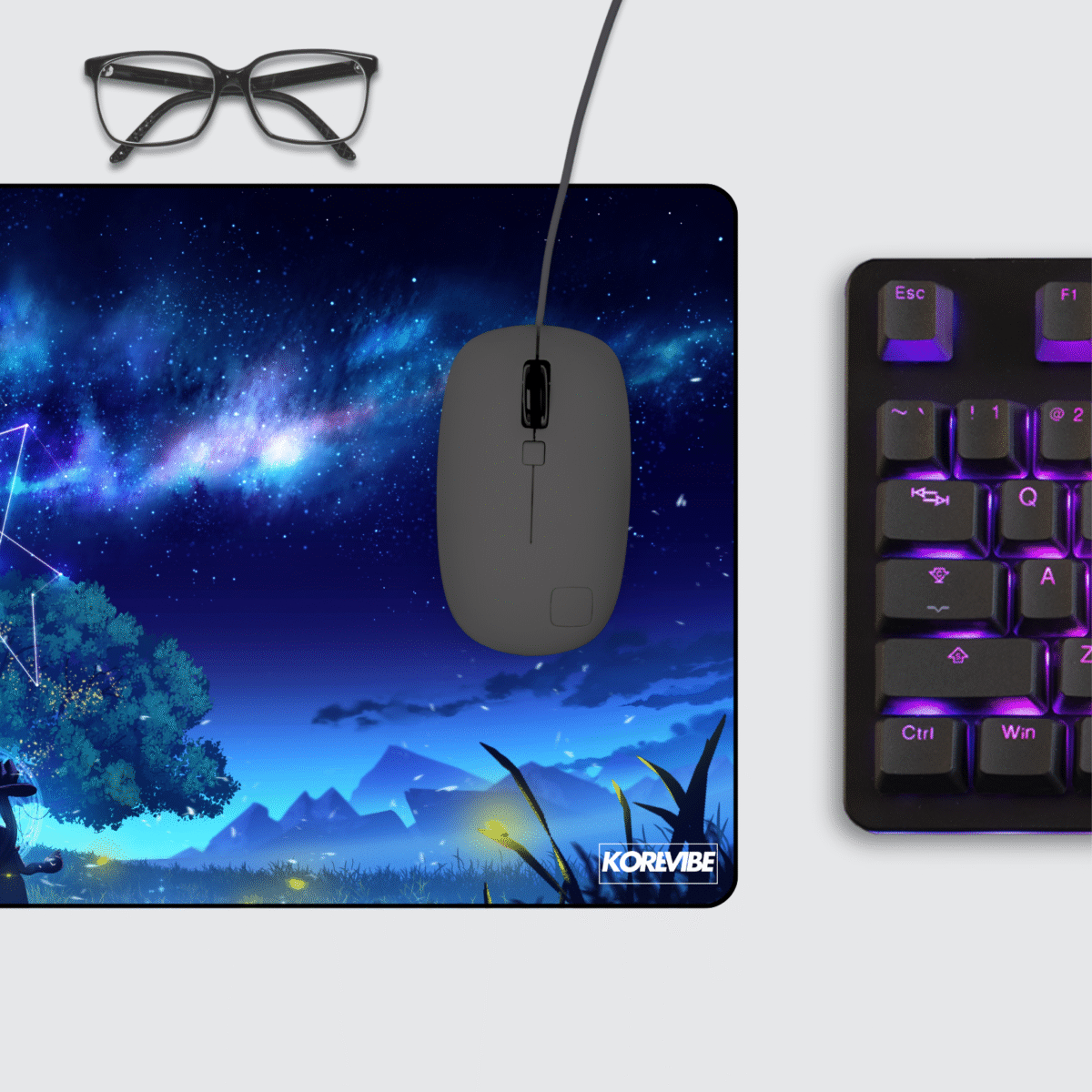 Genshin Impact Mona Gaming Mouse Pad