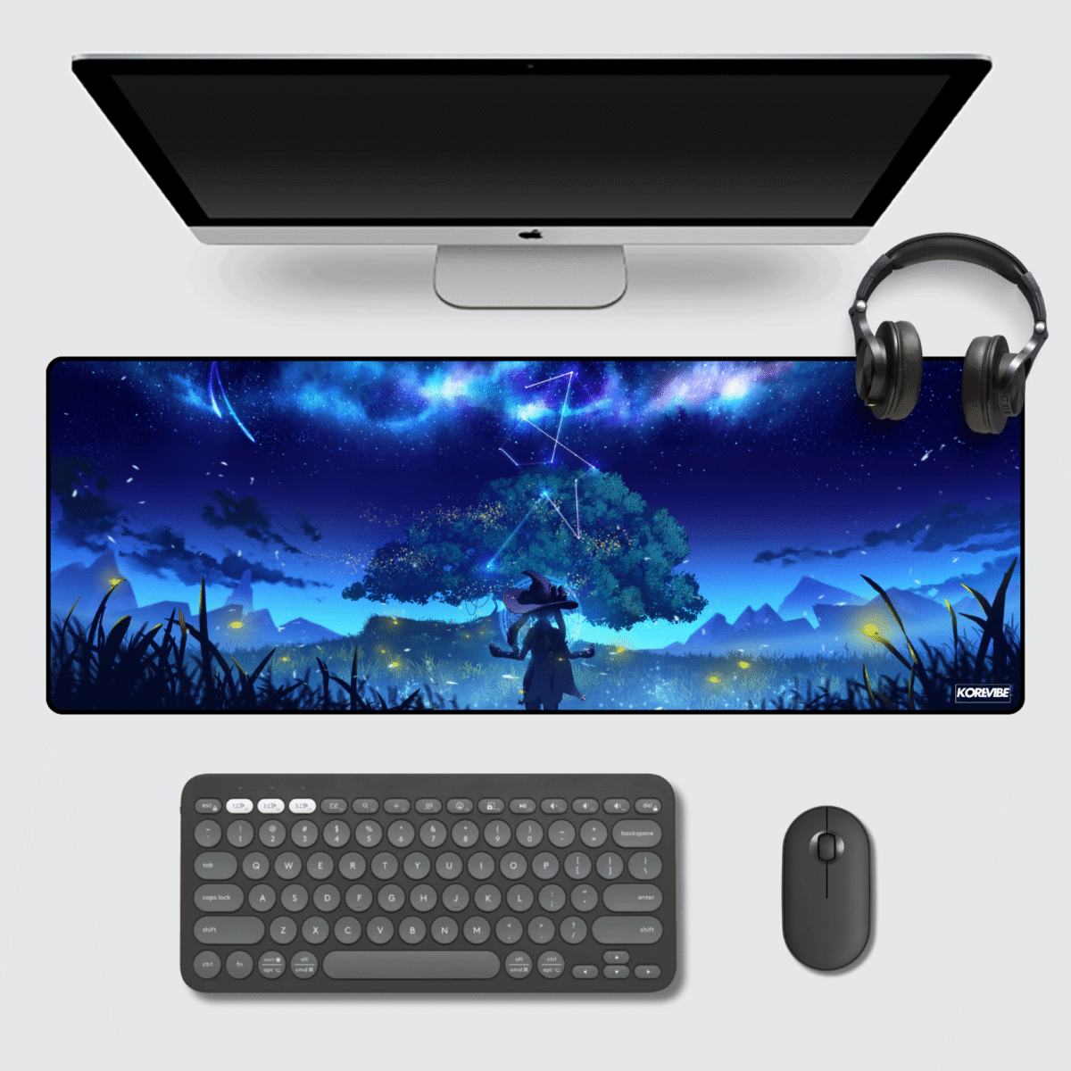 Genshin Impact Mona Gaming Mouse Pad 80x30