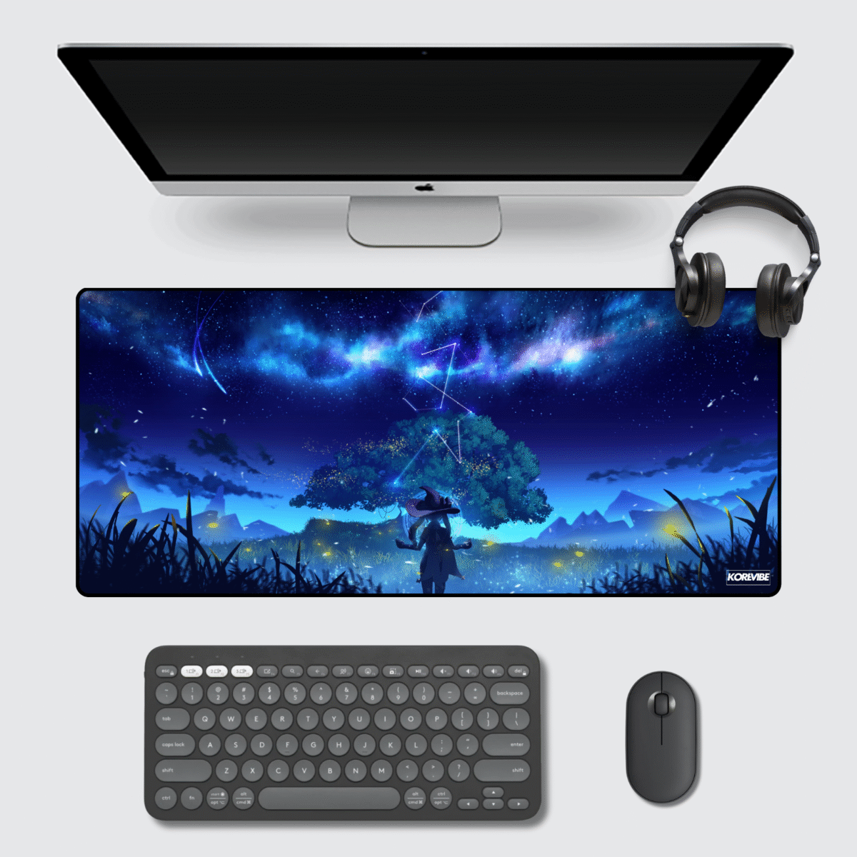 Genshin Impact Mona Gaming Mouse Pad 90x42