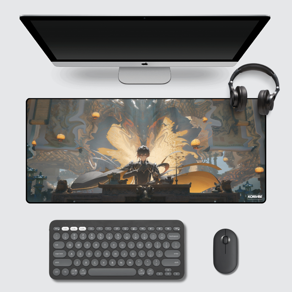 Genshin Impact Zhongli Gaming Mouse Pad 90x42