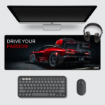Drive Your Passion McLaren Gaming Mouse Pad 80×33 cm – XL extended non-slip racing desk mat.