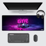 Nissan GTR Gaming Mouse Pad 80×33 cm – XL extended 3 mm thick non-slip racing desk mat