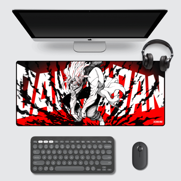 Okarun Dandadan Gaming Mouse Pad – 23.6 × 11.8 inches (60 × 30 cm) extended anime desk mat for gamers