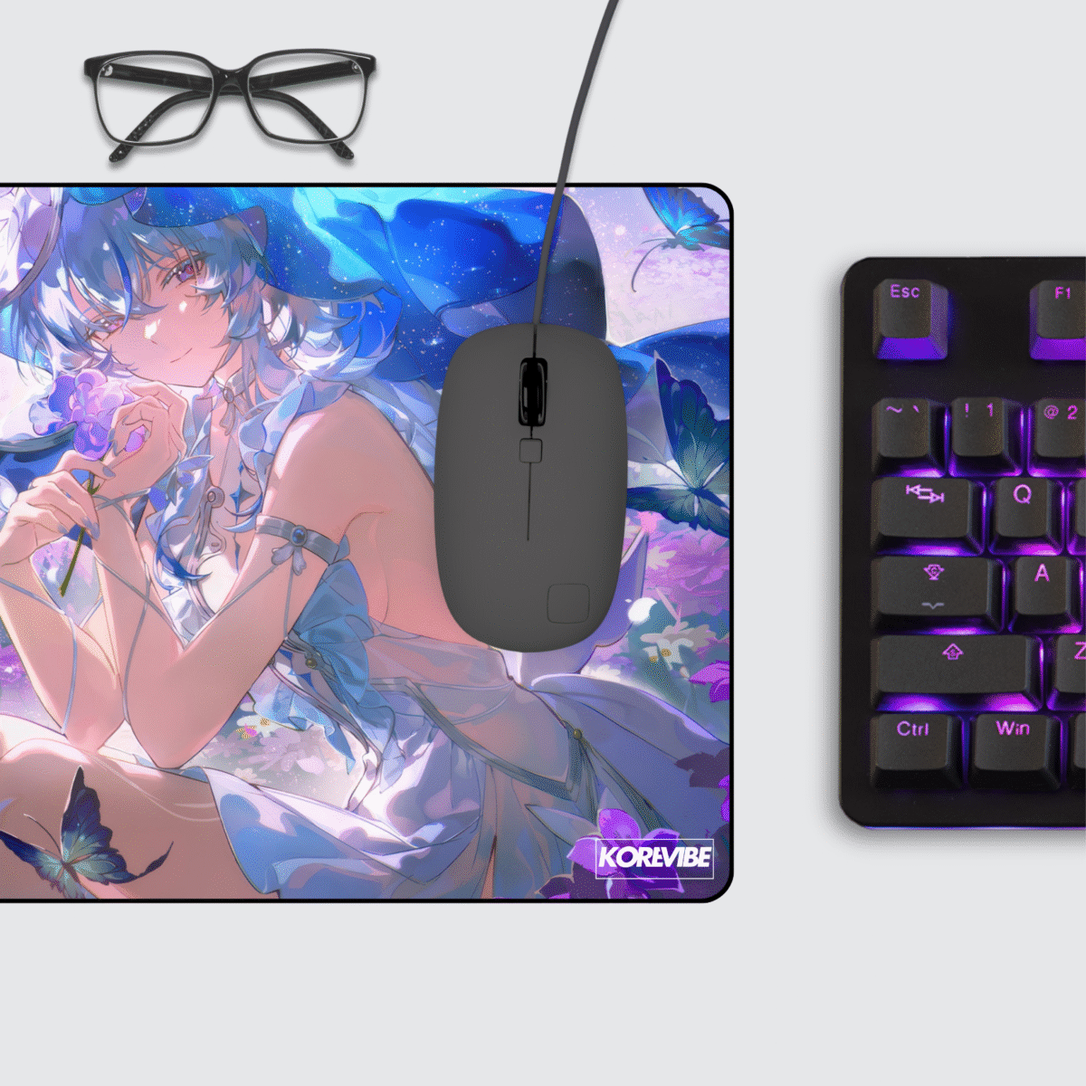Shorekeeper WUWA Gaming Mouse Pad Gaming Mouse Pad on Desktop