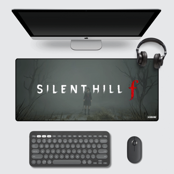 Silent Hill F gaming mouse pad 60×30 cm – large extended desk mat with horror art for PC and office setups.