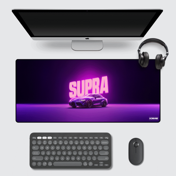 Toyota Supra Gaming Mouse Pad 60×30 cm – compact racing-inspired extended desk mat.