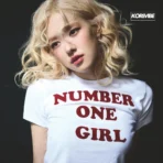 Rosé Number One Girl Crop Top _ BLACKPINK Rosé Inspired